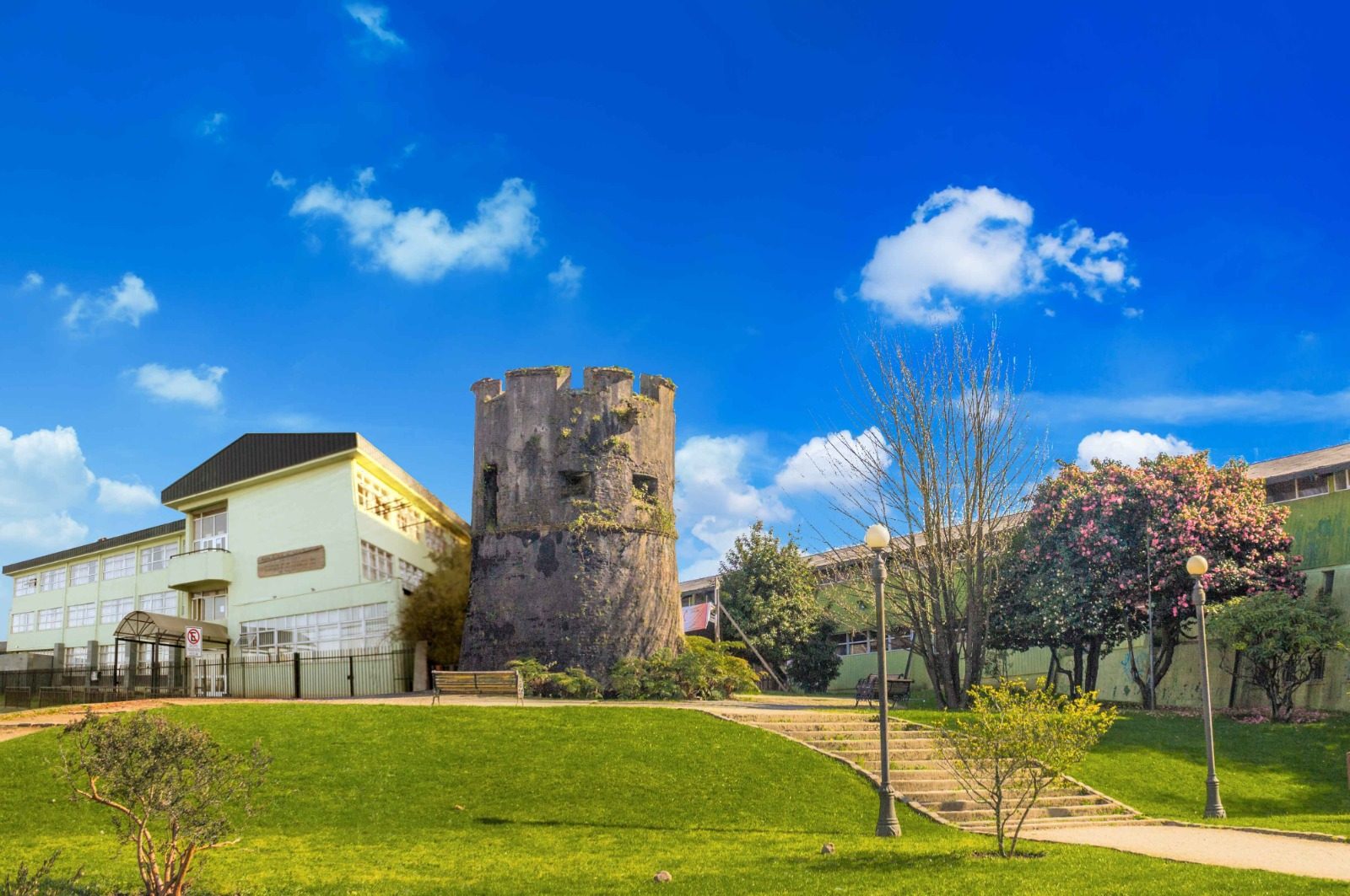Torreon histórico Escuela México Valdivia